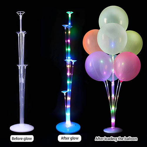 Balloon stand decoration kit with base and support rods for party balloon displays from Funzoop The Party Shop