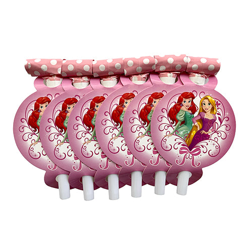 Barbie theme party blowouts pack of 6 with pink themed birthday party design from Funzoop The Party Shop