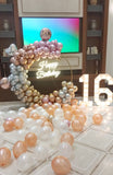 Milestone Number Metallic Balloon Marquee Birthday Decor [ BC17 ]