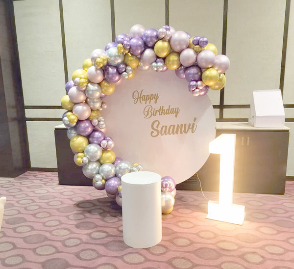 Milestone Number Pastel 60th Birthday Centerpiece in Gurgaon