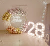 Metallic Birthday Balloon Decoration