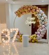 Milestone Number Metallic Balloon Marquee