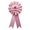Pink Birthday Girl rosette badge