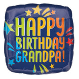 Birthday Grandpa blue rainbow foil balloon with colorful birthday design from Funzoop The Party Shop
Grandpa birthday rainbow foil balloon for family party decoration from Funzoop The Party Shop
Happy Birthday Grandpa helium foil balloon for celebration décor from Funzoop The Party Shop
