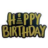 Happy Birthday EVA wall hanging banner with colorful lettering for birthday celebrations from Funzoop The Party Shop
