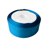 Blue satin wrapping ribbon roll for gift packaging and craft decoration from Funzoop The Party Shop