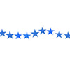 5 feet blue star paper garland hanging decoration for party décor from Funzoop The Party Shop