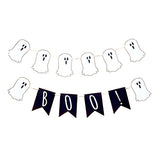 Boo ghost Halloween party banner hanging decoration for festive celebrations from Funzoop The Party Shop