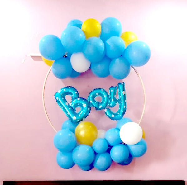 Baby Boy Bed Head Balloon Decoration
