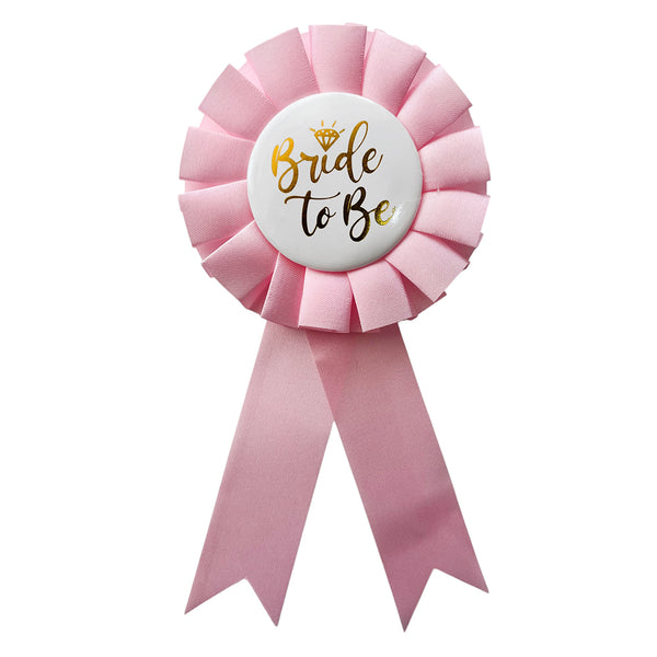 Bride to Be rosette badge