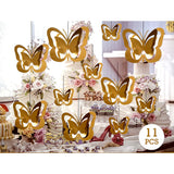 Butterfly hanging swirls decoration set with colorful butterfly cut-outs from Funzoop The Party Shop