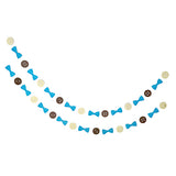 Buttons shaped paper garland hanging decoration for welcome baby parties from Funzoop The Party Shop