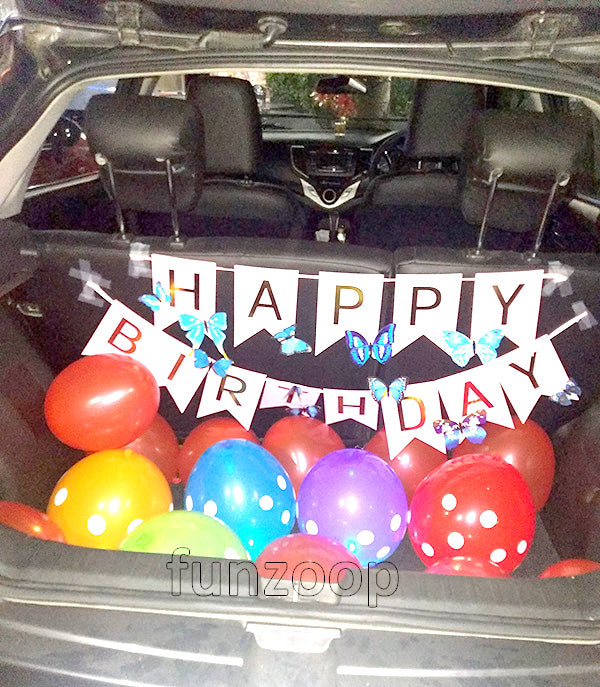 Car Boot Birthday Decoration