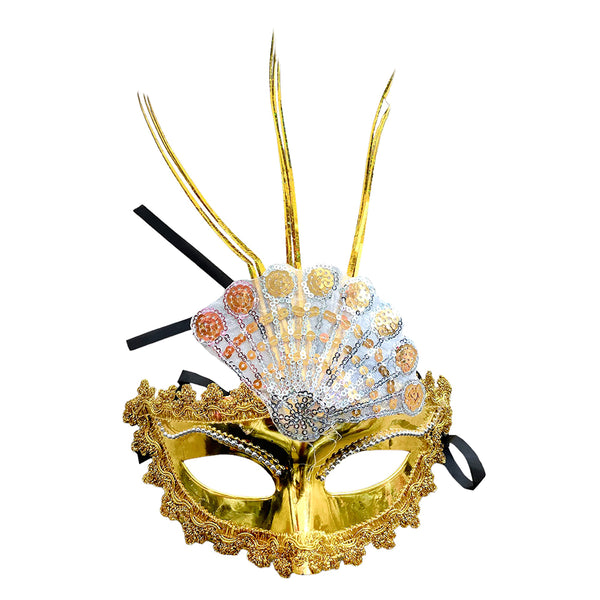 Carnival Eye Mask, Golden by Funzoop
