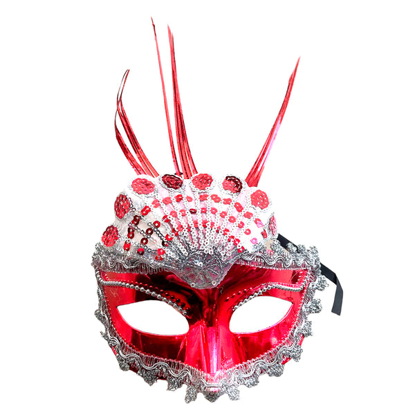 Carnival Eye Mask, Red by Funzoop