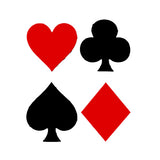 Casino gaming cut out decoration set for poker parties and game nights from Funzoop The Party Shop