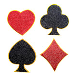 Casino theme table mats set featuring playing cards poker chips and gaming graphics from Funzoop The Party Shop