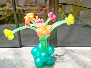 Balloons Shaped in Flower Centerpiece [ CC32 ]