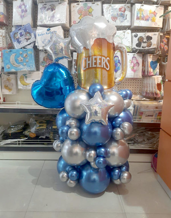 Cheers Celebration Balloon Centerpiece in Gurgaon