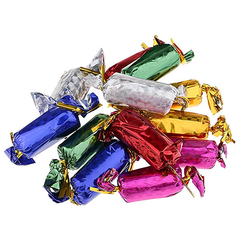 Candy-themed Christmas ornament for adding a decorative sweet-treat shape to a festive tree with separately selected holiday decorations.