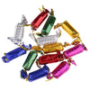 Candy-themed Christmas ornament for adding a decorative sweet-treat shape to a festive tree with separately selected holiday decorations.