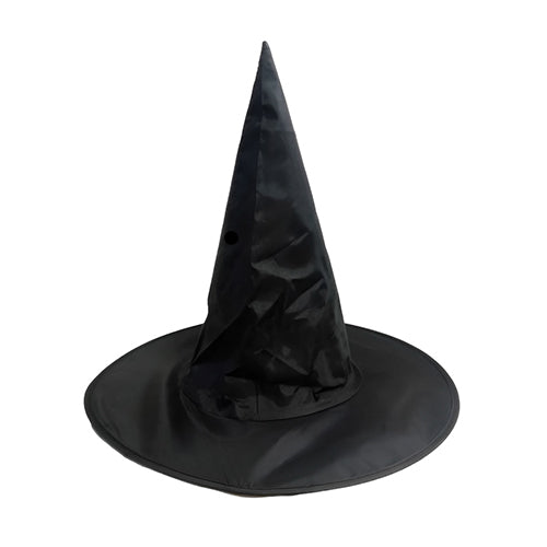 Black witch hat for Halloween fancy dress costume from Funzoop The Party Shop