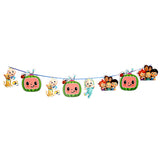 Cocomelon theme birthday wall banner hanging decoration for kids birthday party backdrop and celebration décor from Funzoop The Party Shop