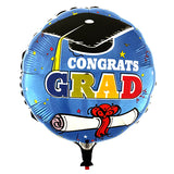 18 inches congrats grad printed foil balloon for graduation celebration from Funzoop The Party Shop
Graduation themed helium foil balloon with congrats grad message from Funzoop The Party Shop
Round graduation party foil balloon decoration with festive grad print from Funzoop The Party Shop
