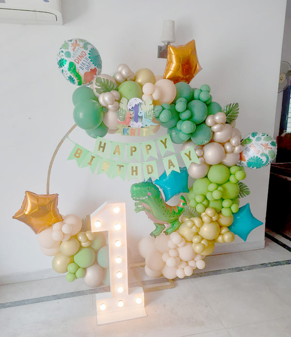 Dinosaur Birthday Balloon Decoration