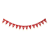 Festive Christmas wall banner party décor with holiday-themed artwork from Funzoop The Party Shop