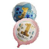 18 inches first birthday printed foil balloon with colorful celebration design from Funzoop The Party Shop
Colorful first birthday foil balloon party decoration for baby celebrations from Funzoop The Party Shop
Round first birthday printed foil balloon for kids party décor from Funzoop The Party Shop
