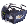 Floral Party Eye Mask, Black by Funzoop