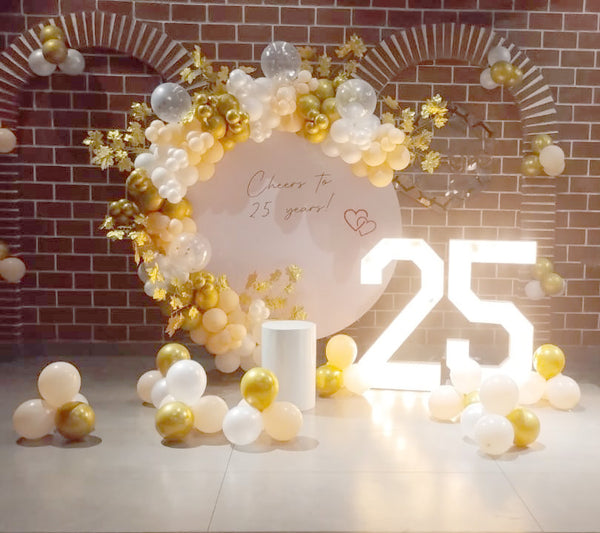 25th Anniversary Balloon Decoration