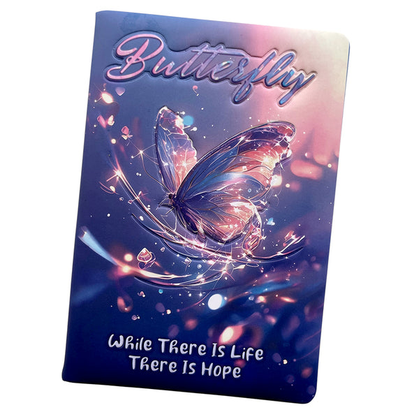 3D Foam Cover Diaries, Assorted Designs, Butterfly