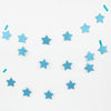 1.6 M Star Sparkle Paper Garland - Blue-funzoop-thepartyshop