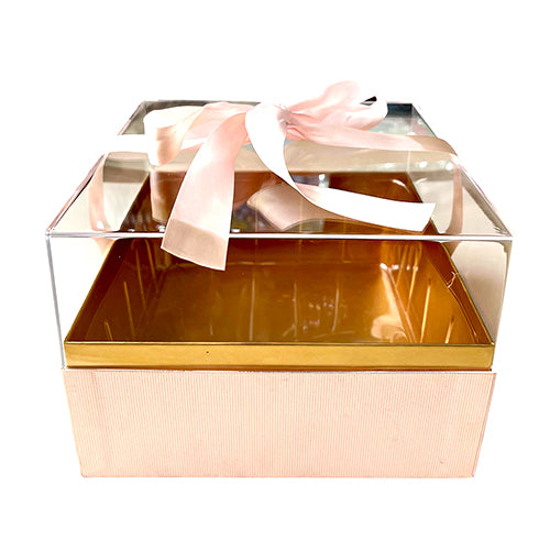 Acrylic Gift Hamper Cake Box Square