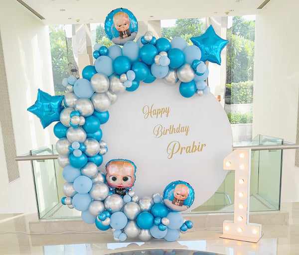 Baby Boss Birthday Balloon Decoration