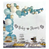 Baby Shower Foot Print Glitter Banner-funzoop-thepartyshop