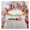 Baby Shower Foot Print Glitter Banner-funzoop-thepartyshop
