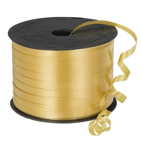 Balloon Curling Ribbon, 100 Yards, Golden
