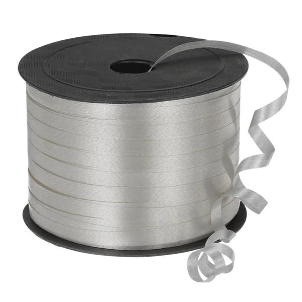 Balloon Curling Ribbon, 100 Yards, Grey