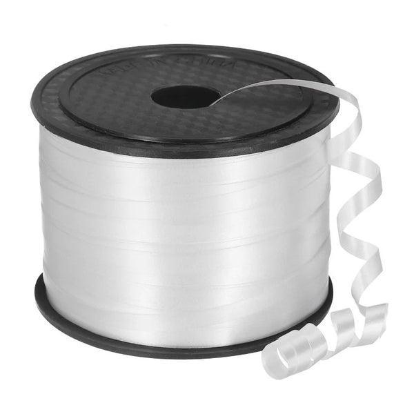 Balloon Curling Ribbon, 100 Yards, White