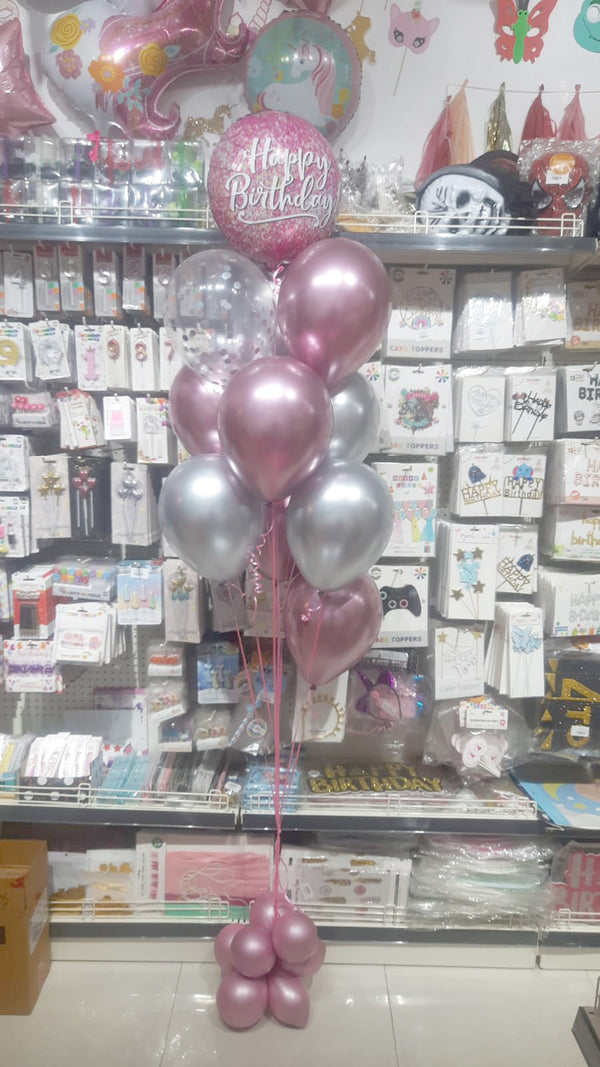 Balloon Stand with Number Foil Balloon in Gurgaon