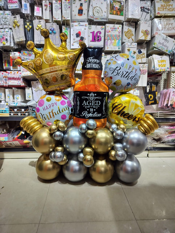 Birthday Crown Balloon Centerpiece in Gurgaon