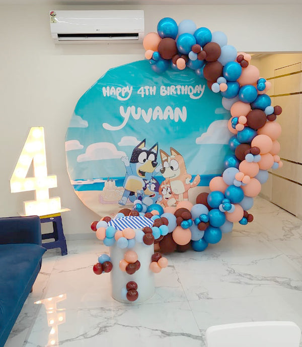 Bluey Birthday Balloon Decoration