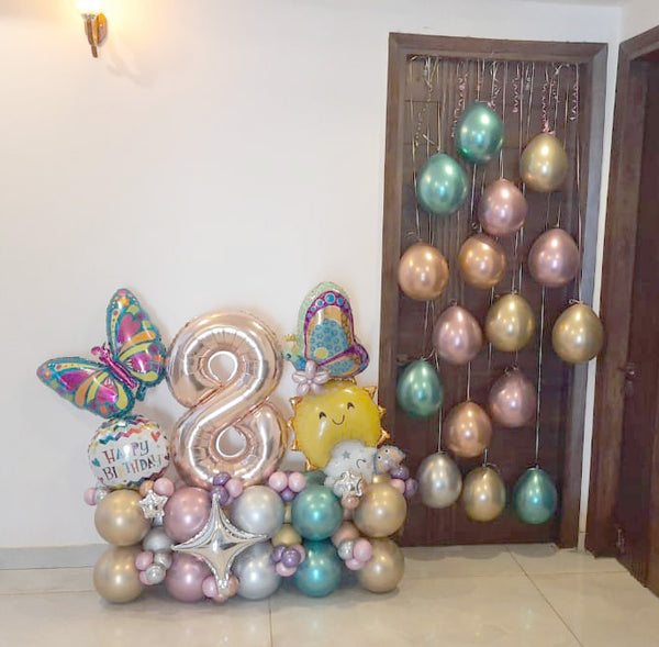 Butterfly Balloon Centerpiece & Door Decor