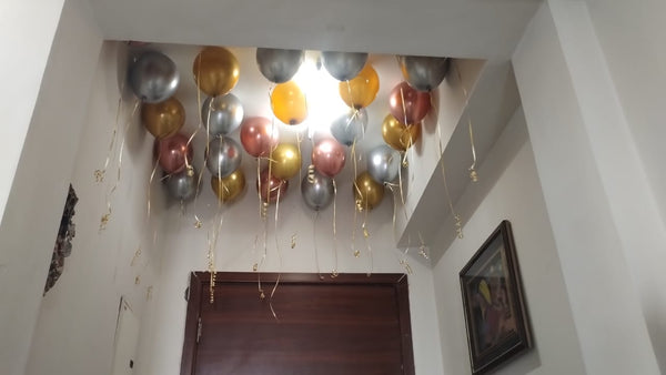 Chrome Balloon Birthday Decoration