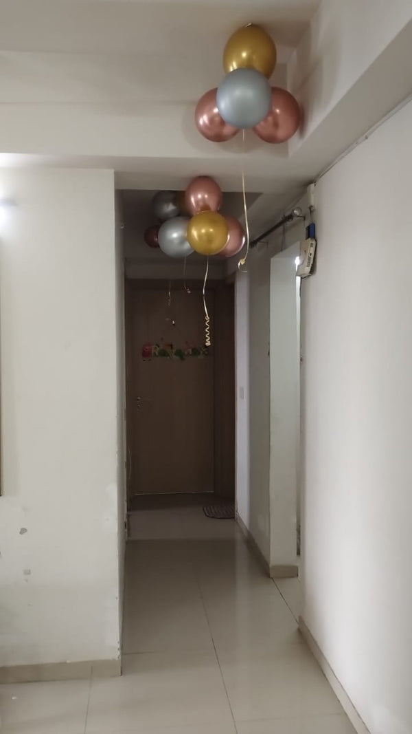 Chrome Balloon Birthday Decoration