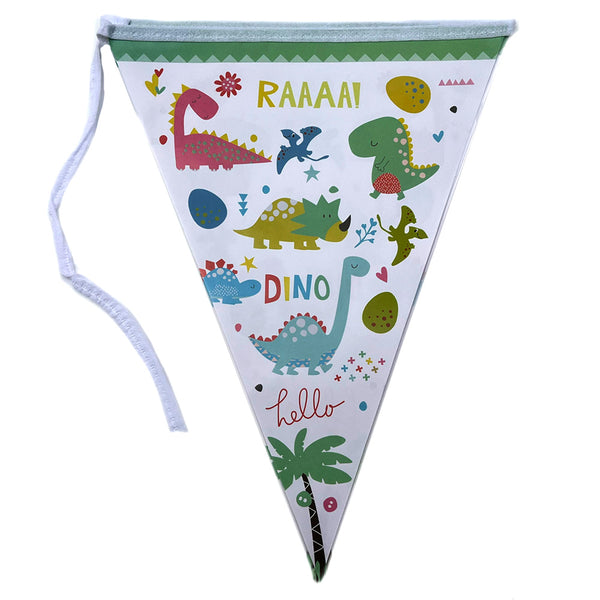 Dinosaur Paper Happy Birthday Wall Banner for Kids
