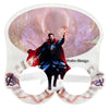 Doctor Strange themed plastic party goggles in a children's novelty style, providing a superhero character accessory for birthday portraits and themed photographs.